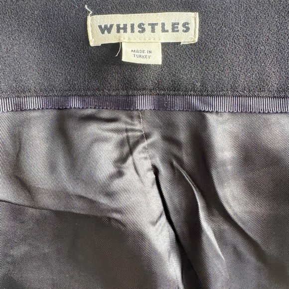 Whistles Daphne Black Crepe Mini Skirt - Picture 12 of 16